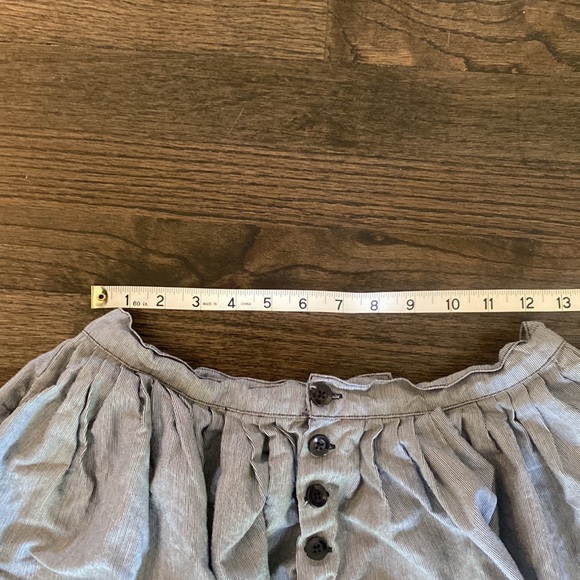 Kimchi & Blue Skirt 1 Blue Buttons Y2K EUC - Picture 3 of 7